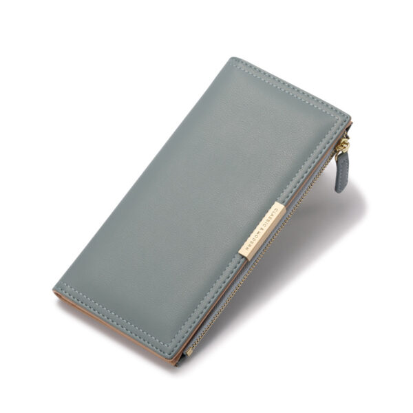 Geldbörsen Und Taschen Mode Einfarbig PU Geldbörse Universal #3004 – Bild 4
